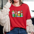 Funny Green Drink Beer Character Xmas Her Him - Adult & Kids T-Shirts, Sweatshirts & Hoodies apparel design preview 1