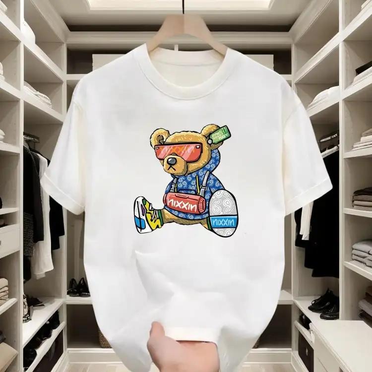 Hip Hop Cotton Bear Print Street Outings - Adult & Kids T-Shirts, Sweatshirts & Hoodies apparel design preview 1