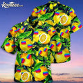 Hippie Funny Lemon Peace Hawaiian - Adult & Kids T-Shirts, Sweatshirts & Hoodies apparel design preview 1