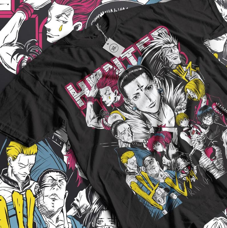 Hisoka Hunter X Manga Strip HXH Anime S 4XL - Adult & Kids T-Shirts, Sweatshirts & Hoodies apparel design preview 1
