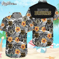 Hockey Boston Bruins Hibiscus Beach Hawaiian - Adult & Kids T-Shirts, Sweatshirts & Hoodies apparel design preview 1