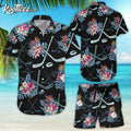 Hockey Fan Hawaiian And Shorts - Adult & Kids T-Shirts, Sweatshirts & Hoodies apparel design preview 1