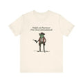 Hold I'M Overstimulated Western Frog Meme Cool Cute - Adult & Kids T-Shirts, Sweatshirts & Hoodies apparel design preview 1