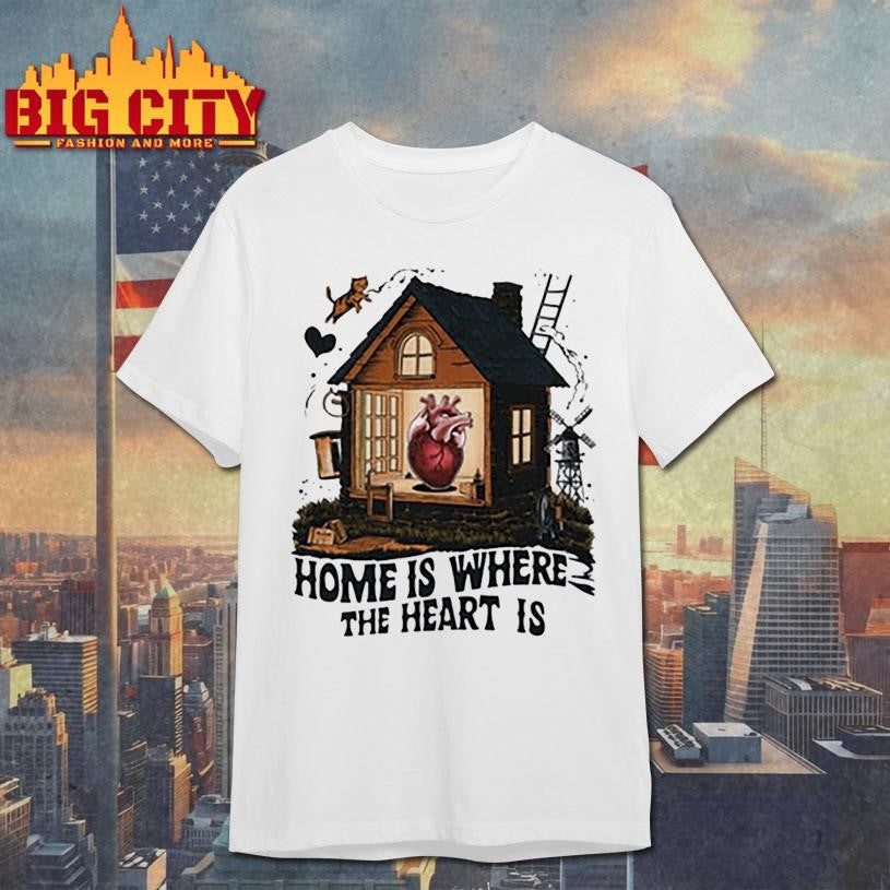 Home is where the heart - Adult & Kids T-Shirts, Sweatshirts & Hoodies apparel design preview 1