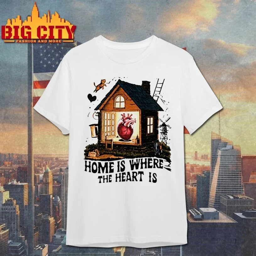 Home is where the heart - Adult & Kids T-Shirts, Sweatshirts & Hoodies apparel design preview 1