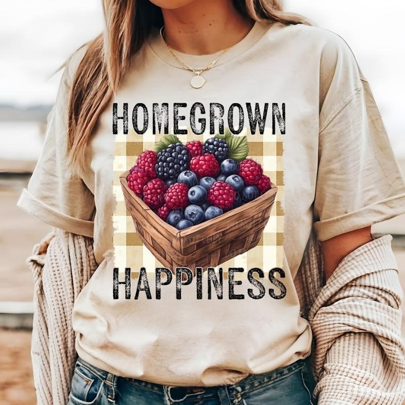 Homegrown Happiness Berries DTF Transfers THIS IS NOT - Adult & Kids T-Shirts, Sweatshirts & Hoodies apparel design preview 1