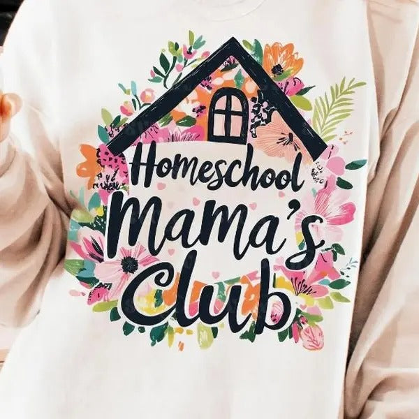 Homeschool Mom DTF Transfers THIS IS NOT - Adult & Kids T-Shirts, Sweatshirts & Hoodies apparel design preview 1