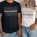 Honeymoon Just Marrie Funny Cotton Fabric Casual Crew - Adult & Kids T-Shirts, Sweatshirts & Hoodies apparel design preview 1