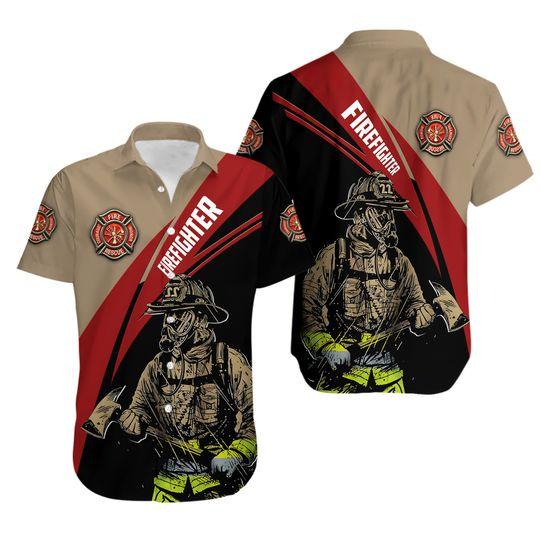 Honor of the firefighter hawaiian gift for family and - Adult & Kids T-Shirts, Sweatshirts & Hoodies apparel design preview 1