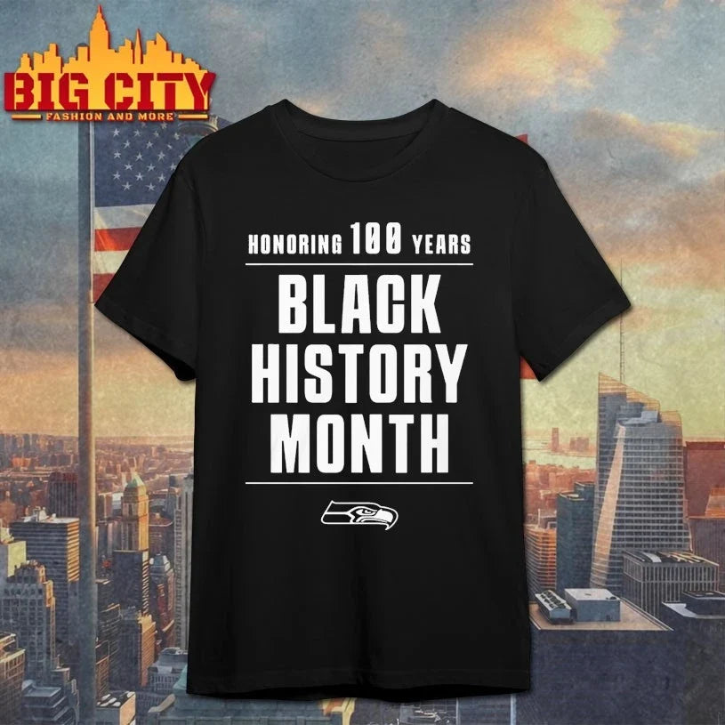 Honoring 100 Years Blacks History Month - Adult & Kids T-Shirts, Sweatshirts & Hoodies apparel design preview 1