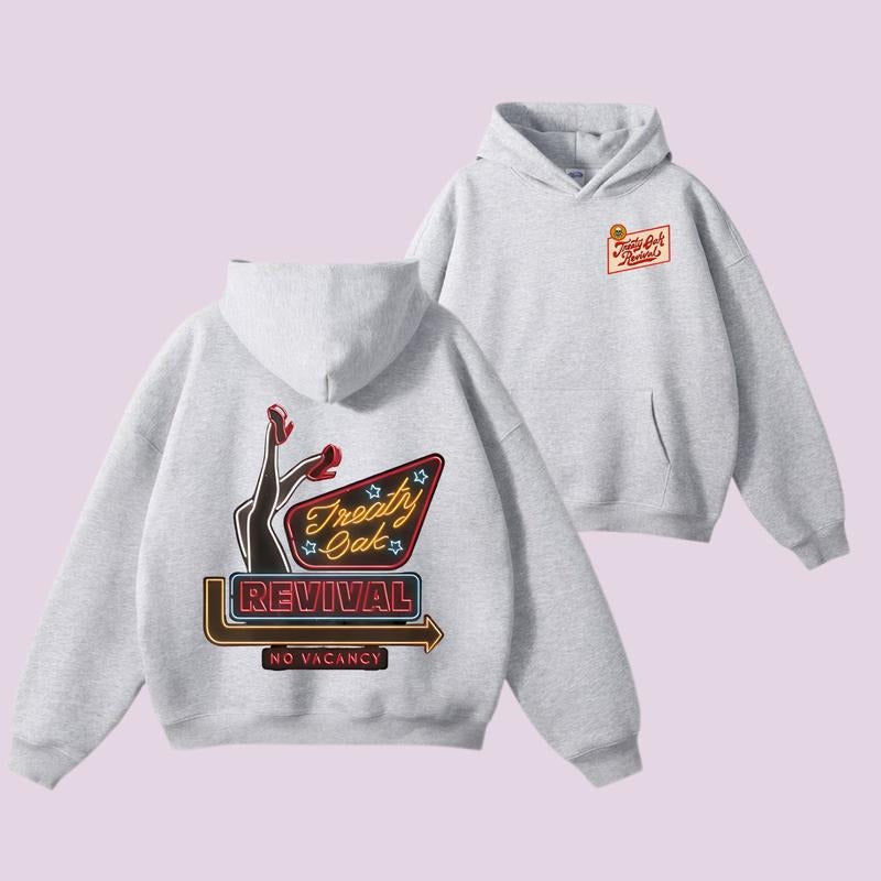 Treaty Oak Revival 2 SIDES No Vancy Outfitters Cotton - Adult & Kids T-Shirts, Sweatshirts & Hoodies apparel design preview 1