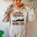 Vintage Thanksgiving Turkey Drop WKRP Classic Fit - Adult & Kids T-Shirts, Sweatshirts & Hoodies apparel design preview 1