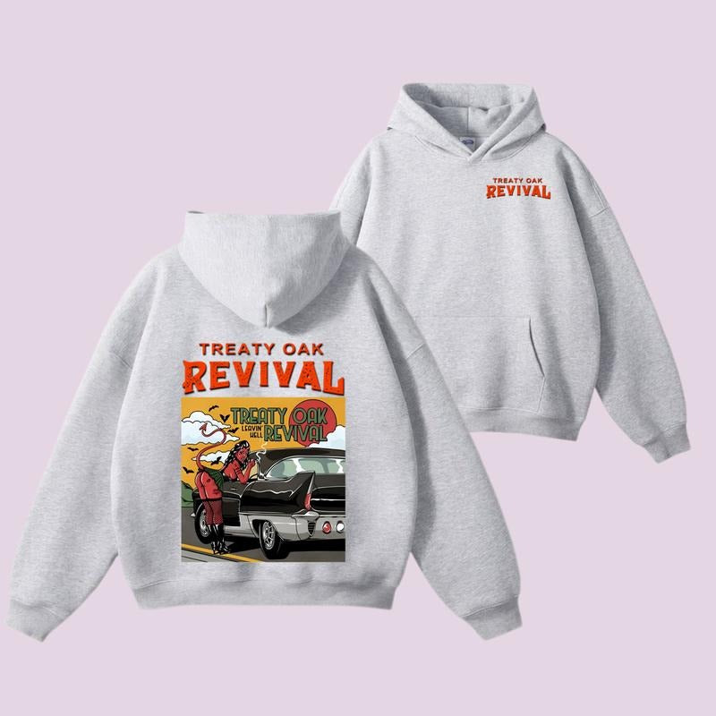 Treaty Oak Revival 2 Sides Leaving Hell Album - Adult & Kids T-Shirts, Sweatshirts & Hoodies apparel design preview 1