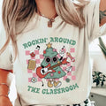 Rockin Around Classroom Teacher Retro Girlfriend - Adult & Kids T-Shirts, Sweatshirts & Hoodies apparel design preview 1