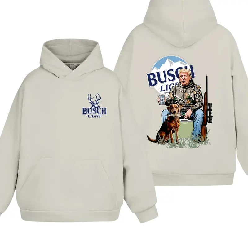 Hunter Trumm Busch Light 2 Siders Man Woman Vintage - Adult & Kids T-Shirts, Sweatshirts & Hoodies apparel design preview 1