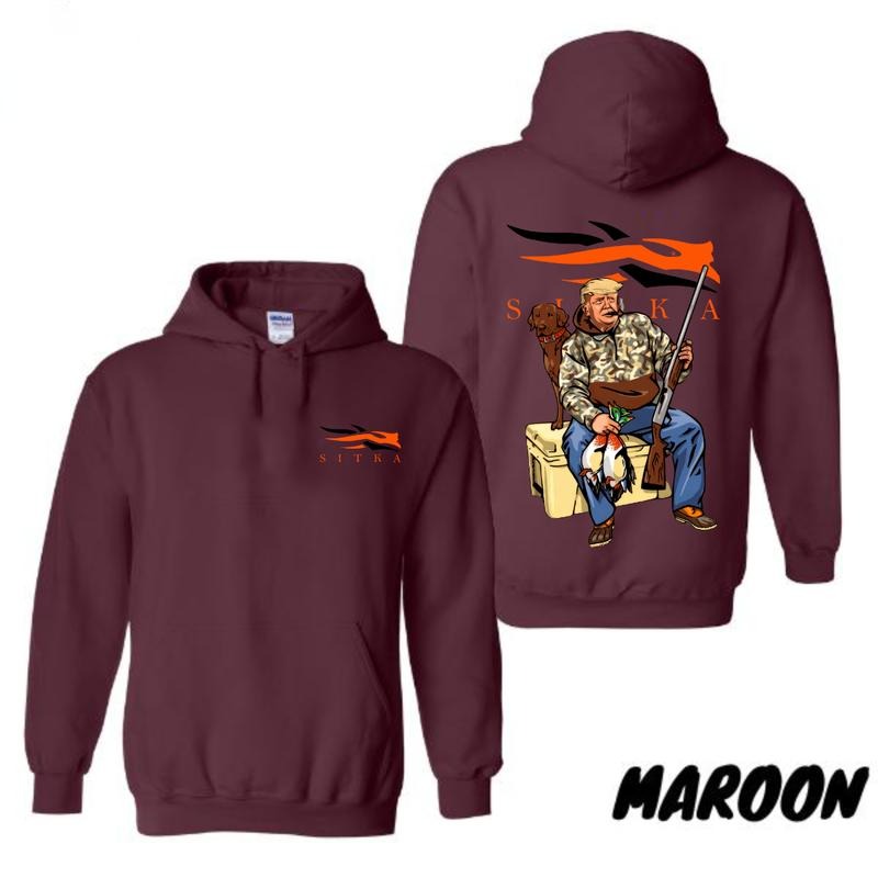 Sitka Hunting 47th US President 2 Sided Vintage - Adult & Kids T-Shirts, Sweatshirts & Hoodies apparel design preview 1