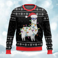 Merry Alpaca Ugly Christmas Sweater - Holiday Gift product image