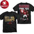Hoosiers 2026 National Champions Haters Gonna Hate - Adult & Kids T-Shirts, Sweatshirts & Hoodies apparel design preview 1