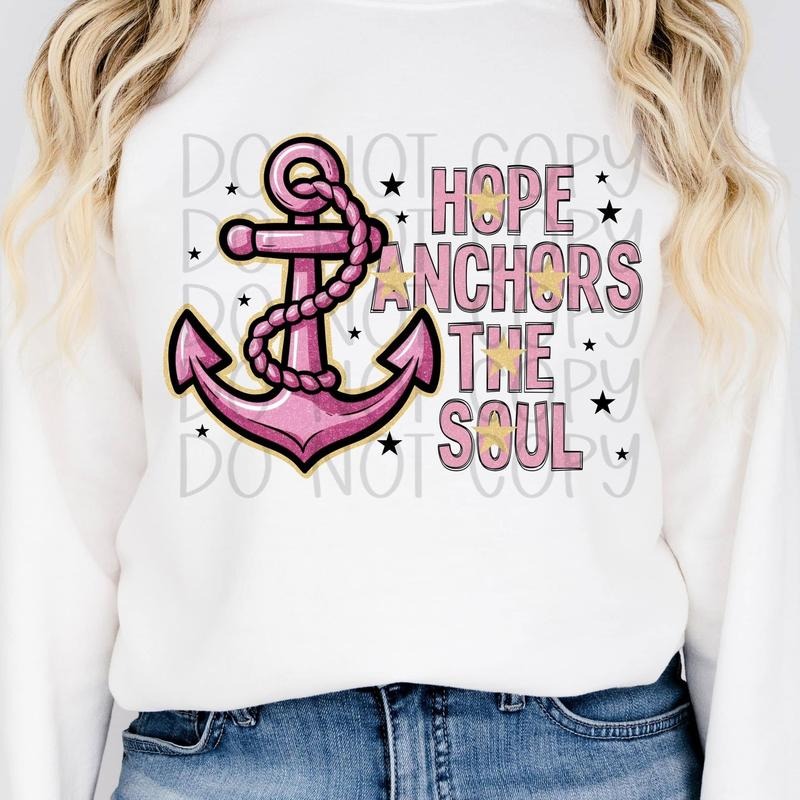 Hope Anchors Soul DTF Transfers THIS IS NOT - Adult & Kids T-Shirts, Sweatshirts & Hoodies apparel design preview 1