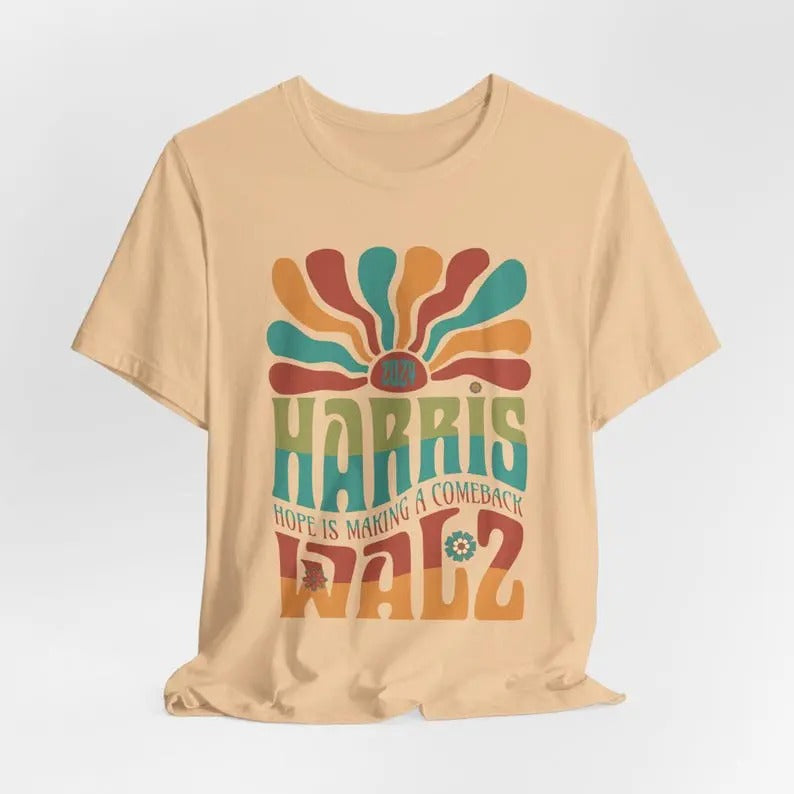 Hope Is Making Comeback Harris Walz 2024 Kamala Shir - Adult & Kids T-Shirts, Sweatshirts & Hoodies apparel design preview 1