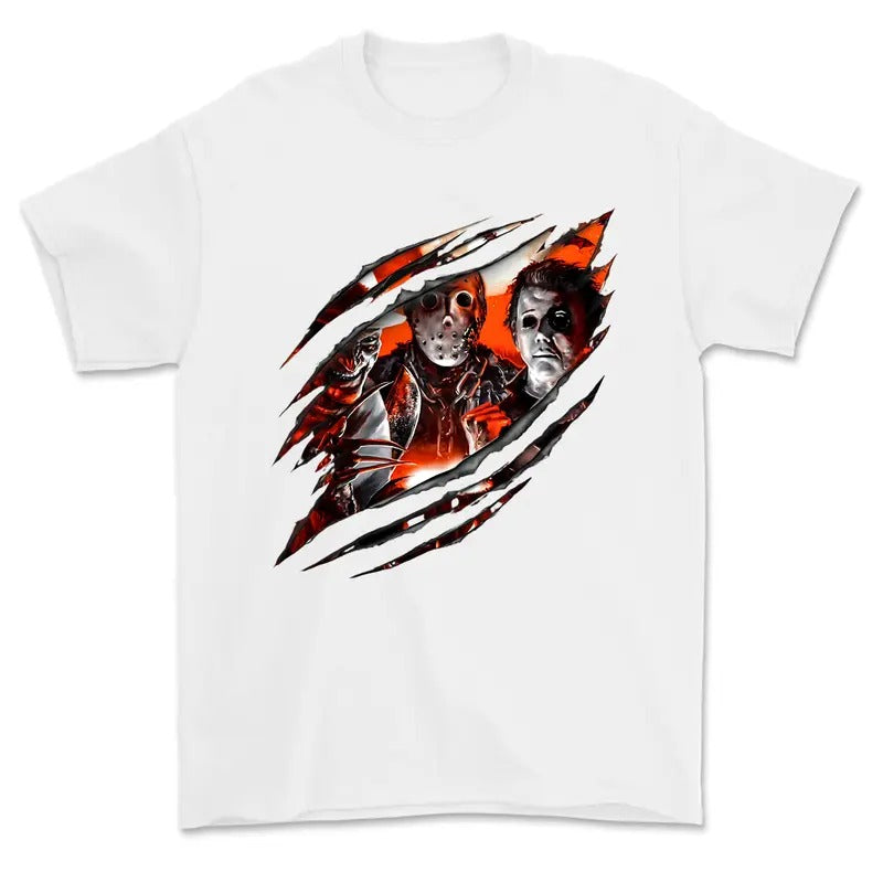 Horror Characters Friend Halloween Movie - Adult & Kids T-Shirts, Sweatshirts & Hoodies apparel design preview 1
