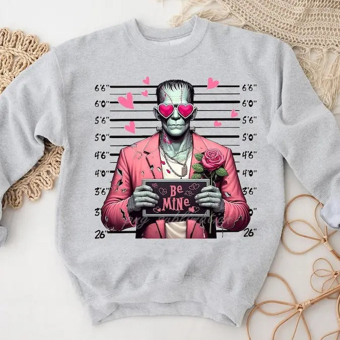 Horror Characters Valentine Pink Scary Movie - Adult & Kids T-Shirts, Sweatshirts & Hoodies apparel design preview 1