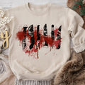 Horror Movie Characters Knives Halloween - Adult & Kids T-Shirts, Sweatshirts & Hoodies apparel design preview 1