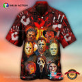 Horror Movie Killers Jason Voorhees Michael Myers - Adult & Kids T-Shirts, Sweatshirts & Hoodies apparel design preview 1