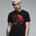Horror Wolf Werewolf Retro Alt Gothic Blood Moon - Adult & Kids T-Shirts, Sweatshirts & Hoodies apparel design preview 1