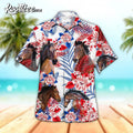Horse In American Flag Patterns Hawaiian - Adult & Kids T-Shirts, Sweatshirts & Hoodies apparel design preview 1