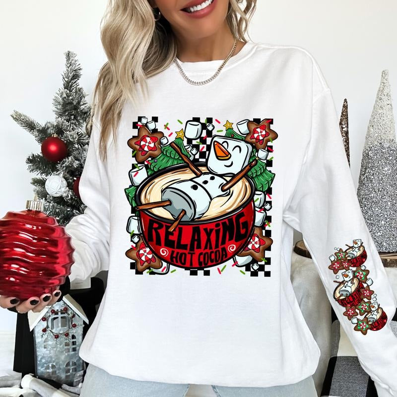 Hot Cocoa Comfort Colors - Adult & Kids T-Shirts, Sweatshirts & Hoodies apparel design preview 1