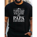 Hot Heartfelt Papa Print Couple Street Short Sleeve - Adult & Kids T-Shirts, Sweatshirts & Hoodies apparel design preview 1
