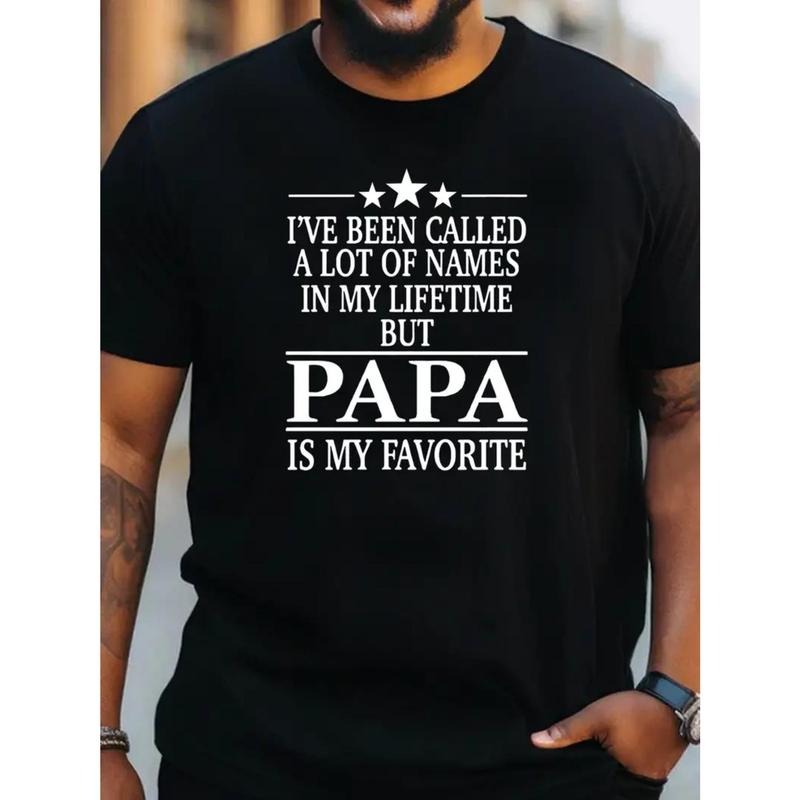 Hot Heartfelt Papa Print Couple Street Short Sleeve - Adult & Kids T-Shirts, Sweatshirts & Hoodies apparel design preview 1