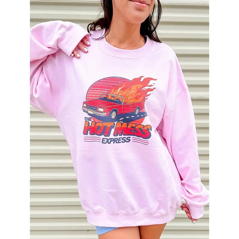Hot Mess Express Top - Adult & Kids T-Shirts, Sweatshirts & Hoodies apparel design preview 1
