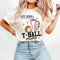 Hot Mess T Ball Mama Baseball Mom Season - Adult & Kids T-Shirts, Sweatshirts & Hoodies apparel design preview 1