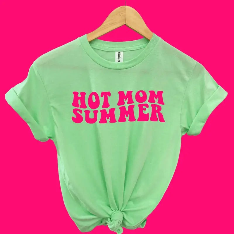 Hot Mom Summer Soft - Adult & Kids T-Shirts, Sweatshirts & Hoodies apparel design preview 1