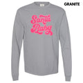 Hot Pink Santa Baby Sequin Patch Comfort Colors - Adult & Kids T-Shirts, Sweatshirts & Hoodies apparel design preview 1