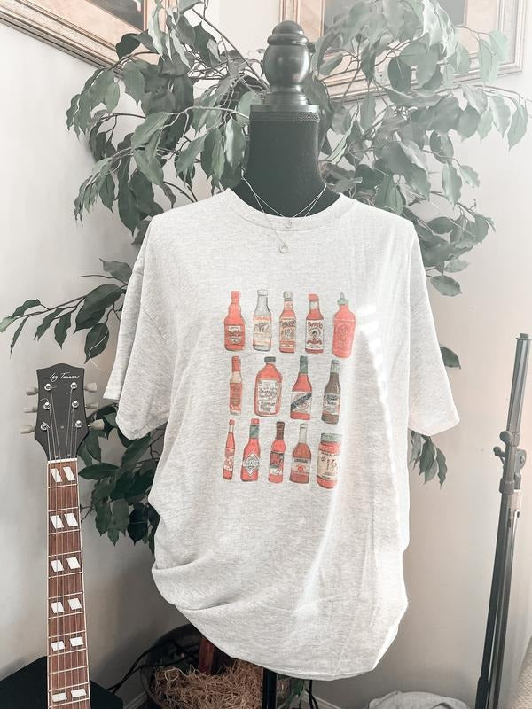 Hot Sauce Lovers Peppers Spicy Jalapeno Funny - Adult & Kids T-Shirts, Sweatshirts & Hoodies apparel design preview 1