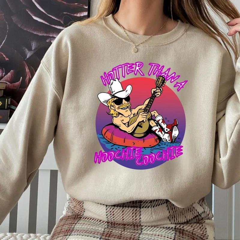 Hotter Than Hoochie Coochie Way Down Yonder Short - Adult & Kids T-Shirts, Sweatshirts & Hoodies apparel design preview 1