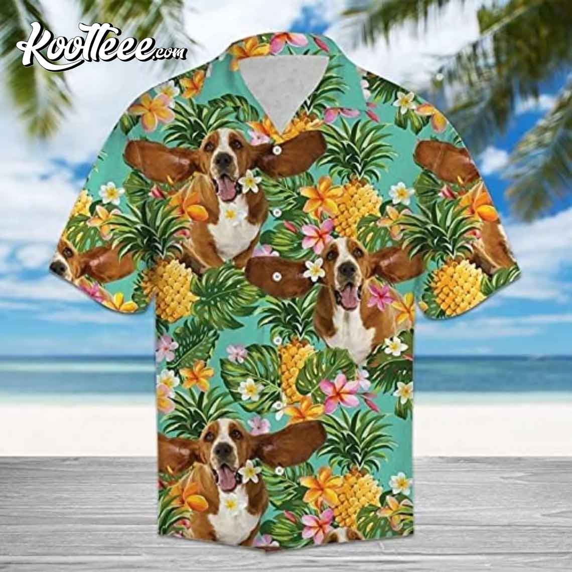 Hound Dog, Lover Hawaiian - Adult & Kids T-Shirts, Sweatshirts & Hoodies apparel design preview 1