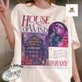 House Wind Library Acotar Velaris Bookish Book Lover - Adult & Kids T-Shirts, Sweatshirts & Hoodies apparel design preview 1