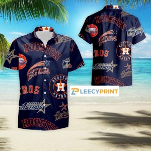 Houston Astros Baseball Mlb Summer Gift Hawaiian - Adult & Kids T-Shirts, Sweatshirts & Hoodies apparel design preview 1