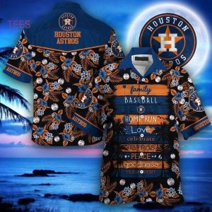 Houston Astros MLB Hawaiian For Fan, New Gift Summer, - Adult & Kids T-Shirts, Sweatshirts & Hoodies apparel design preview 1