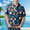 Houston Astros MLB Mens Victory Vacay Hawaiian - Adult & Kids T-Shirts, Sweatshirts & Hoodies apparel design preview 1