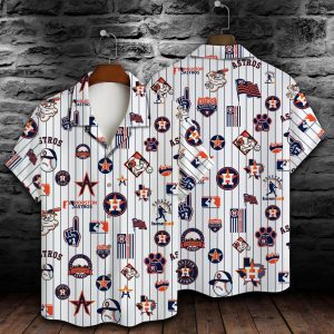 Houston Astros Major League Baseball 3D Print White - Adult & Kids T-Shirts, Sweatshirts & Hoodies apparel design preview 1