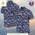 Houston Astros Hawaiian Navy Tropical Floral MLB - Adult & Kids T-Shirts, Sweatshirts & Hoodies apparel design preview 1
