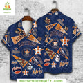 Houston Astros Hawaiian Stylish Baseball Apparel - Adult & Kids T-Shirts, Sweatshirts & Hoodies apparel design preview 1