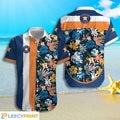 Houston Astros Tropical Leaves Short Sleeves Hawaiian - Adult & Kids T-Shirts, Sweatshirts & Hoodies apparel design preview 1