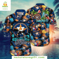 Houston Astros Hawaiian Tropical Summer Vibes - Adult & Kids T-Shirts, Sweatshirts & Hoodies apparel design preview 1