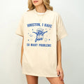 Houston I Have So Many Problems Funny Raccoon Space - Adult & Kids T-Shirts, Sweatshirts & Hoodies apparel design preview 1